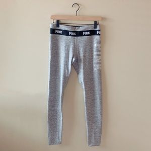 PINK grey leggings